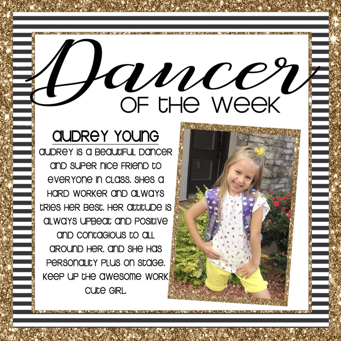 Dancer of the Week – Audrey Young