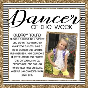 Dancer of the Week – Audrey Young