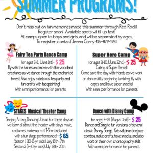 Summer Programs – 2019